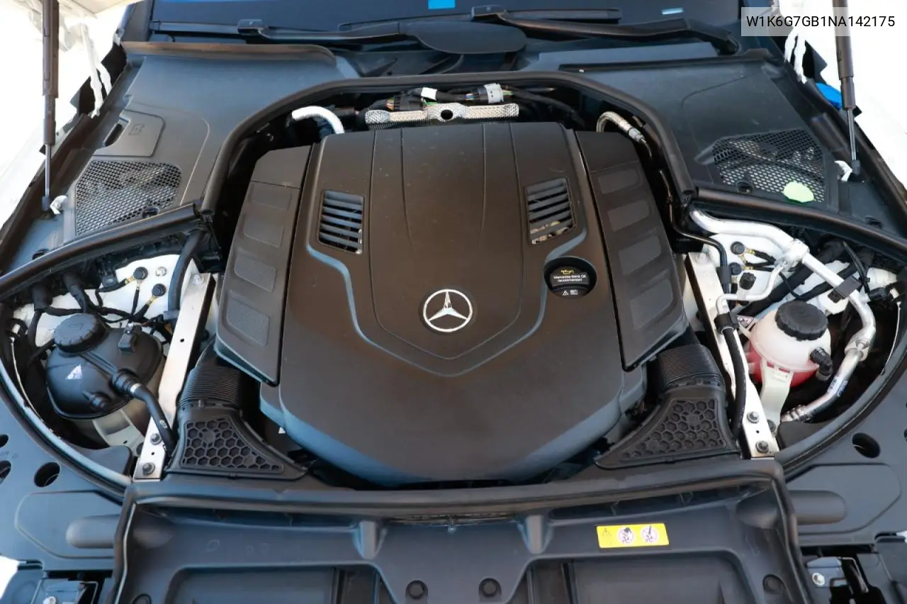 W1K6G7GB1NA142175 2022 Mercedes-Benz S 580 4Matic