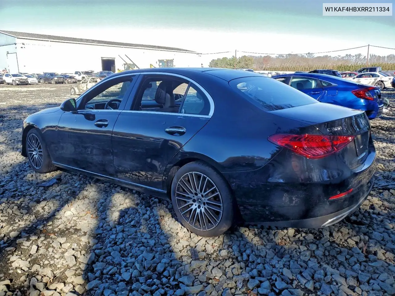 W1KAF4HBXRR211334 2024 Mercedes-Benz C 300 4Matic