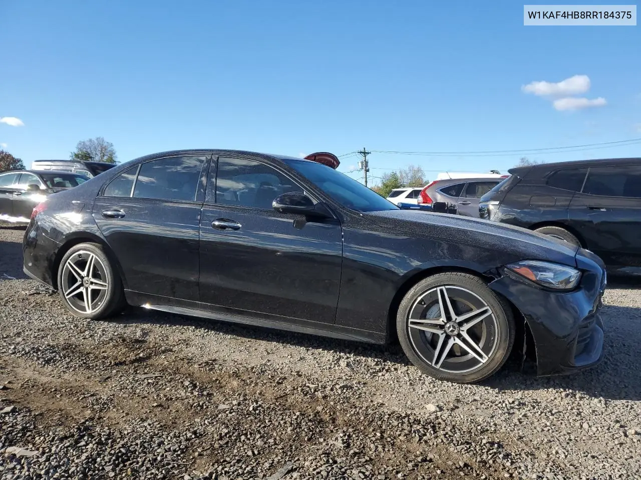 W1KAF4HB8RR184375 2024 Mercedes-Benz C 300 4Matic