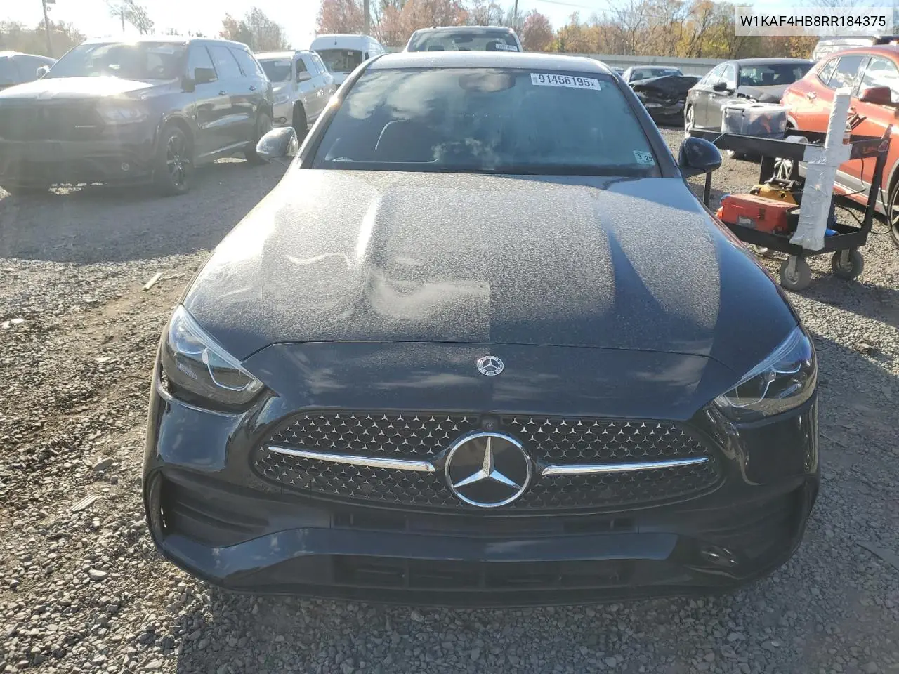 W1KAF4HB8RR184375 2024 Mercedes-Benz C 300 4Matic