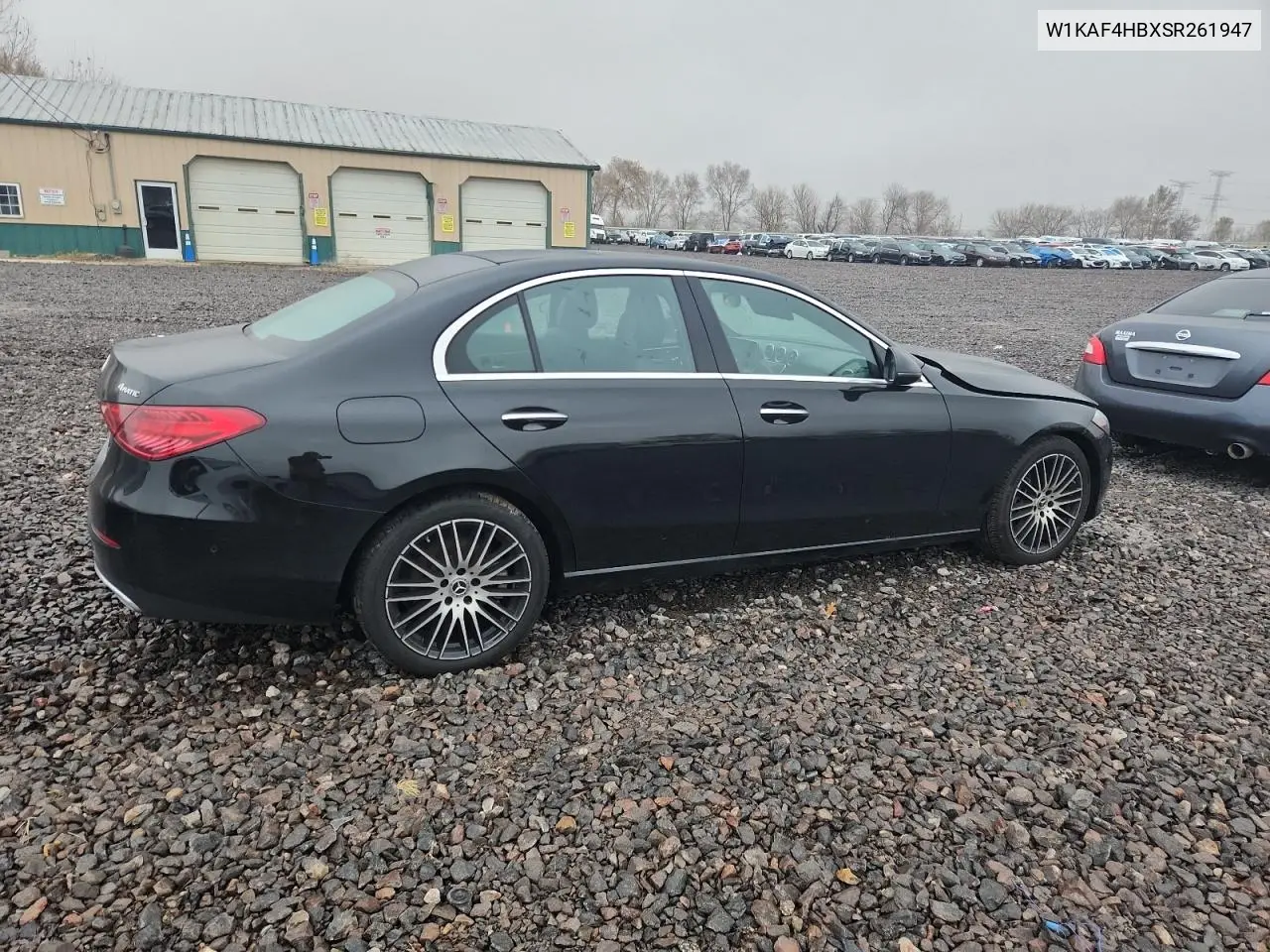 W1KAF4HBXSR261947 2025 Mercedes-Benz C 300 4Matic