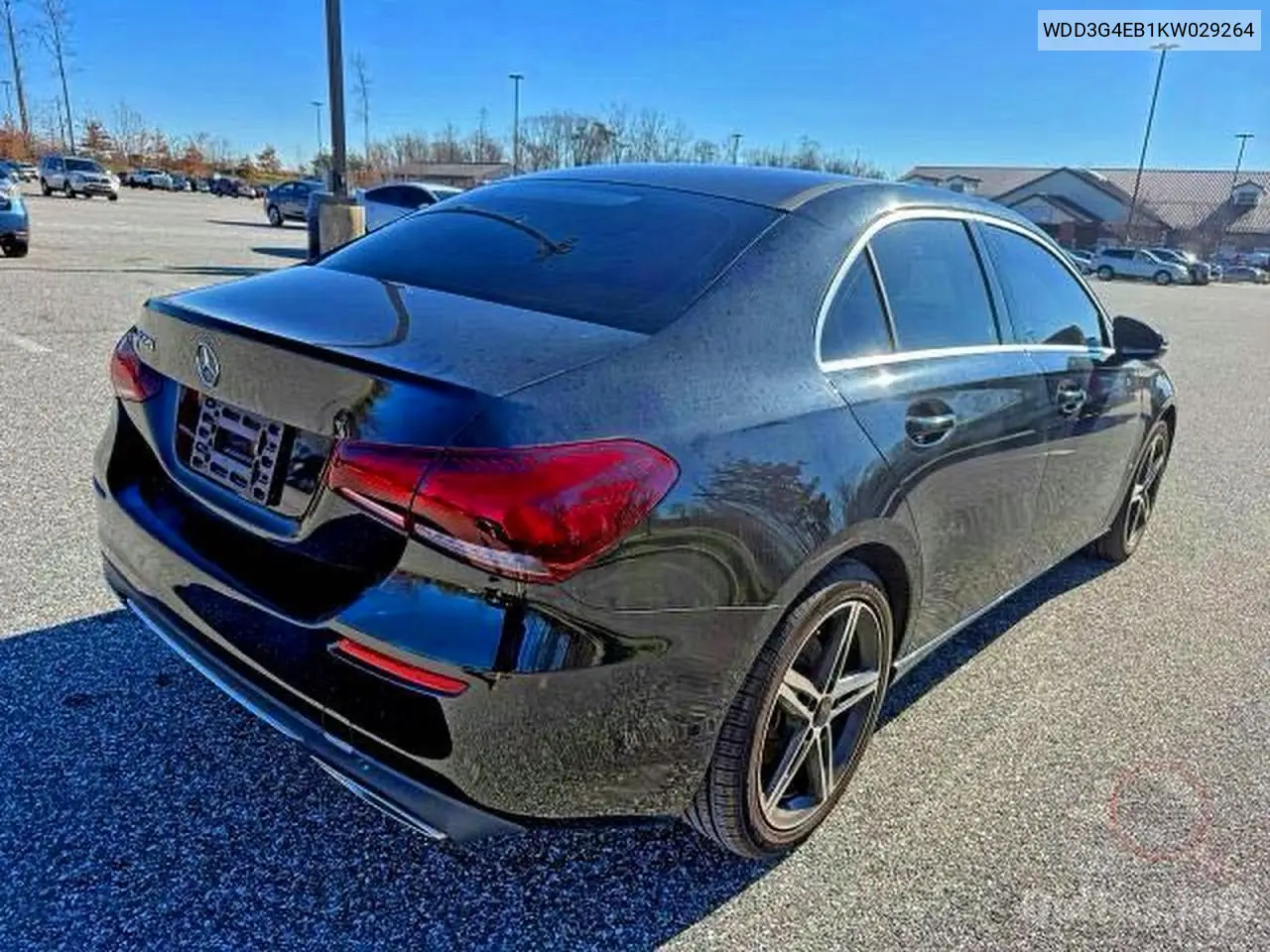 WDD3G4EB1KW029264 2019 Mercedes-Benz A 220