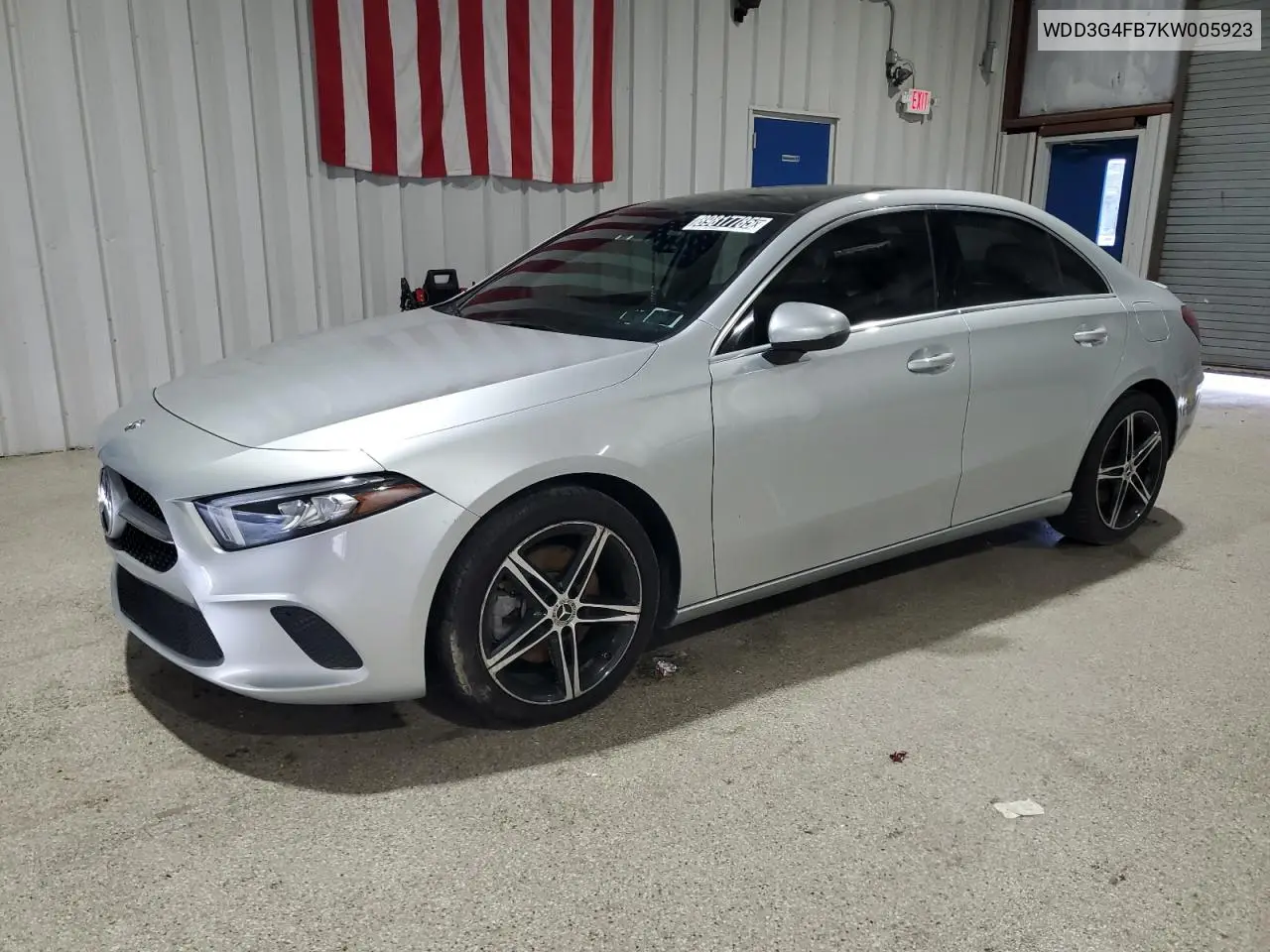 WDD3G4FB7KW005923 2019 Mercedes-Benz A 220 4Matic