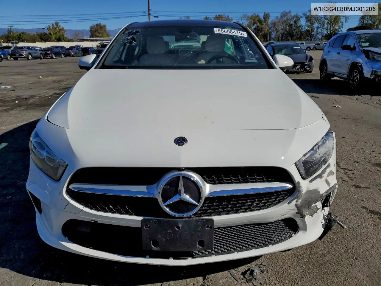 W1K3G4EB0MJ301206 2021 Mercedes-Benz A 220