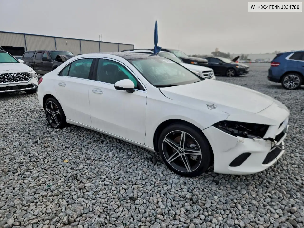W1K3G4FB4NJ334788 2022 Mercedes-Benz A 220 4Matic