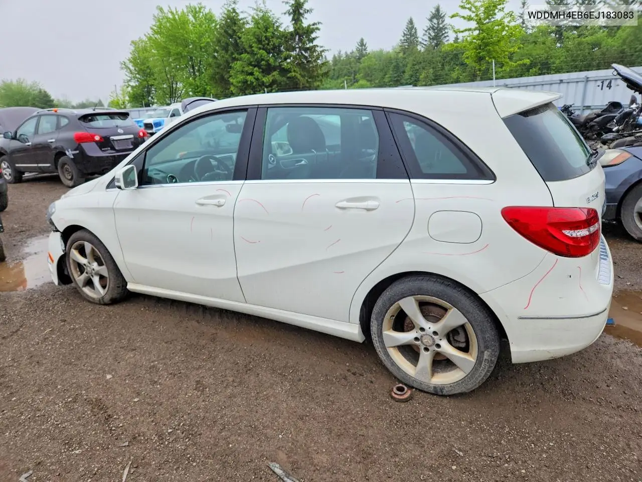 2014 Mercedes-Benz B250 VIN: WDDMH4EB6EJ183083 Lot: 56420356