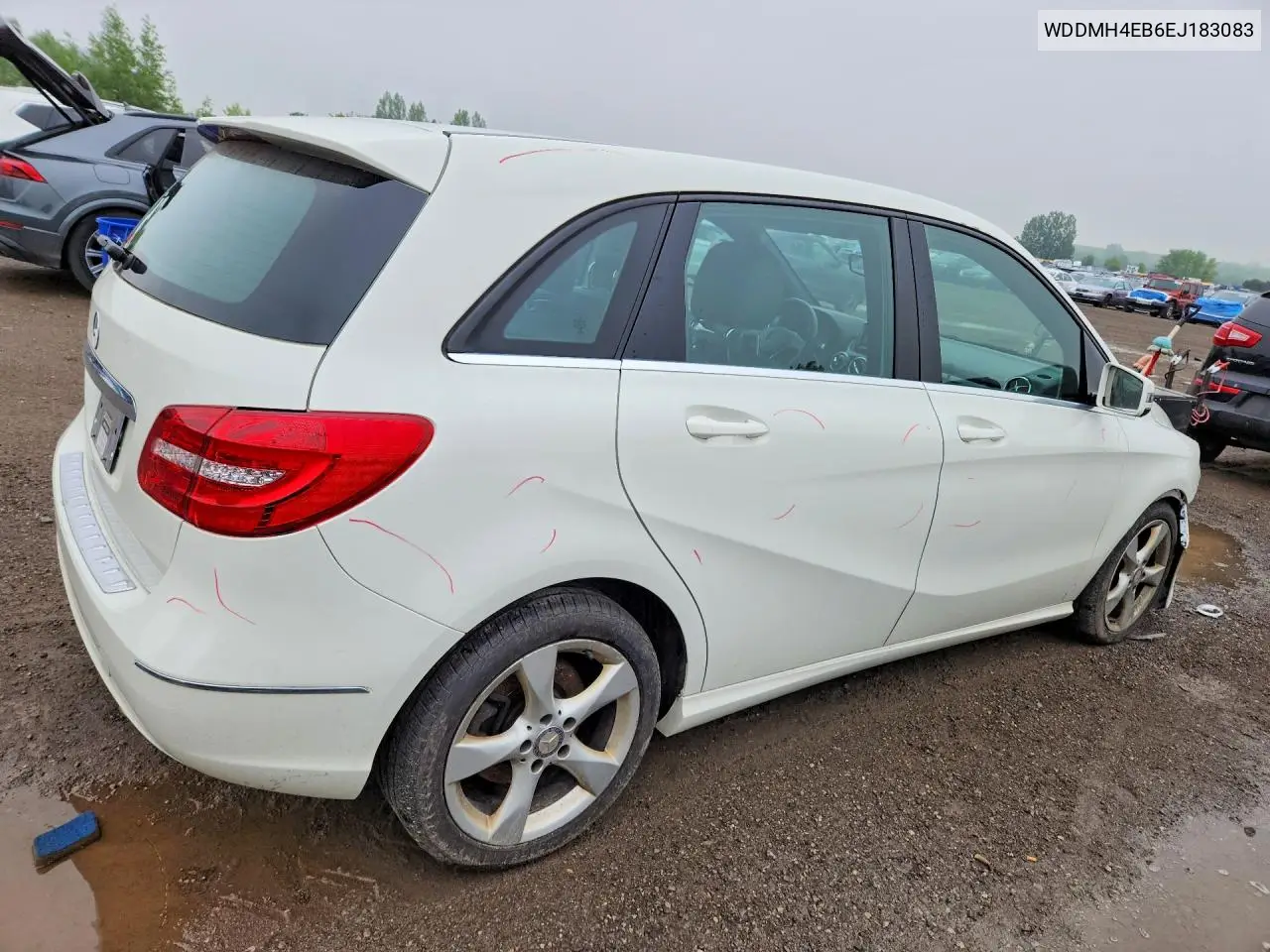 2014 Mercedes-Benz B250 VIN: WDDMH4EB6EJ183083 Lot: 56420356