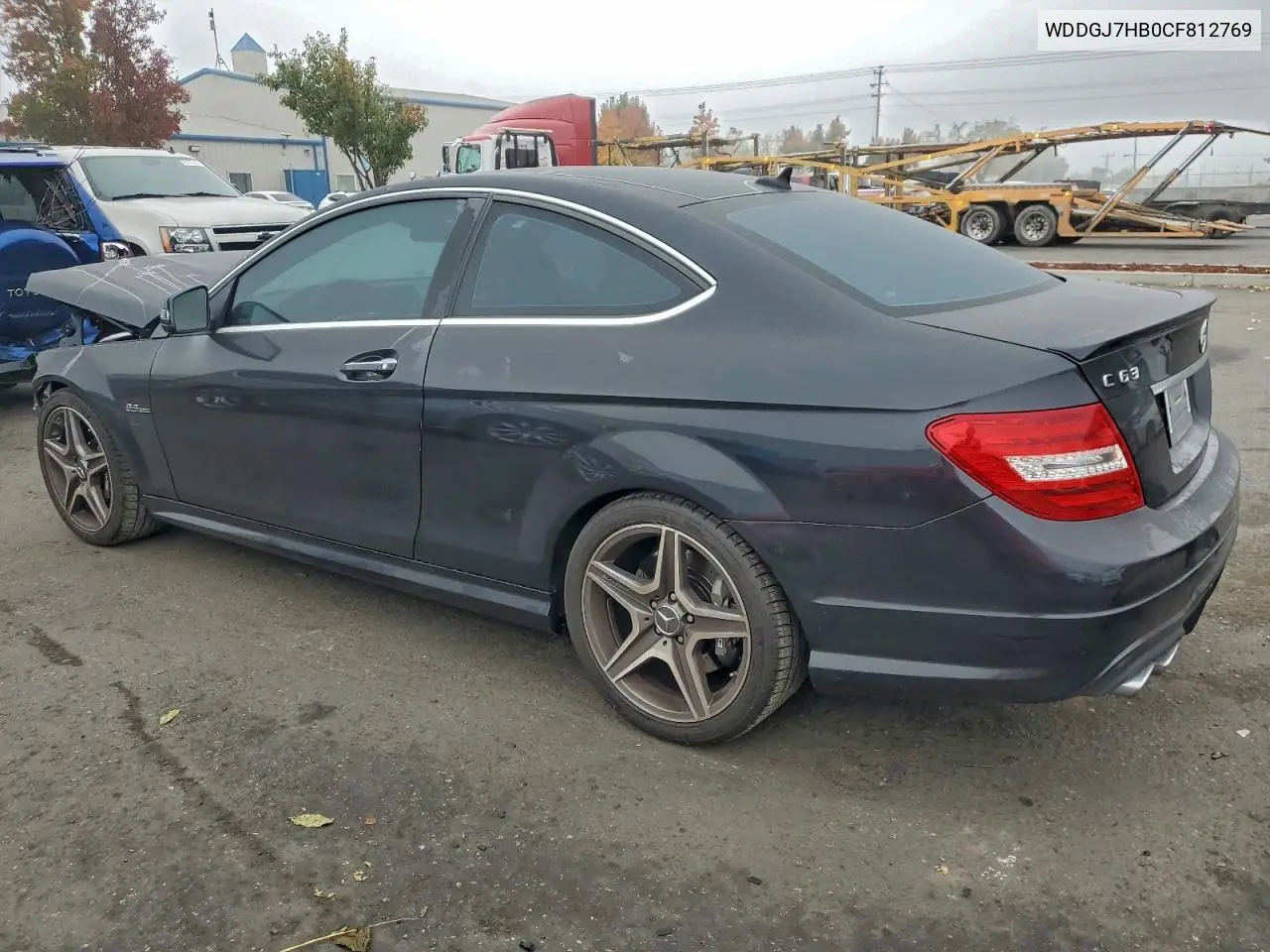 WDDGJ7HB0CF812769 2012 Mercedes-Benz C 63 Amg