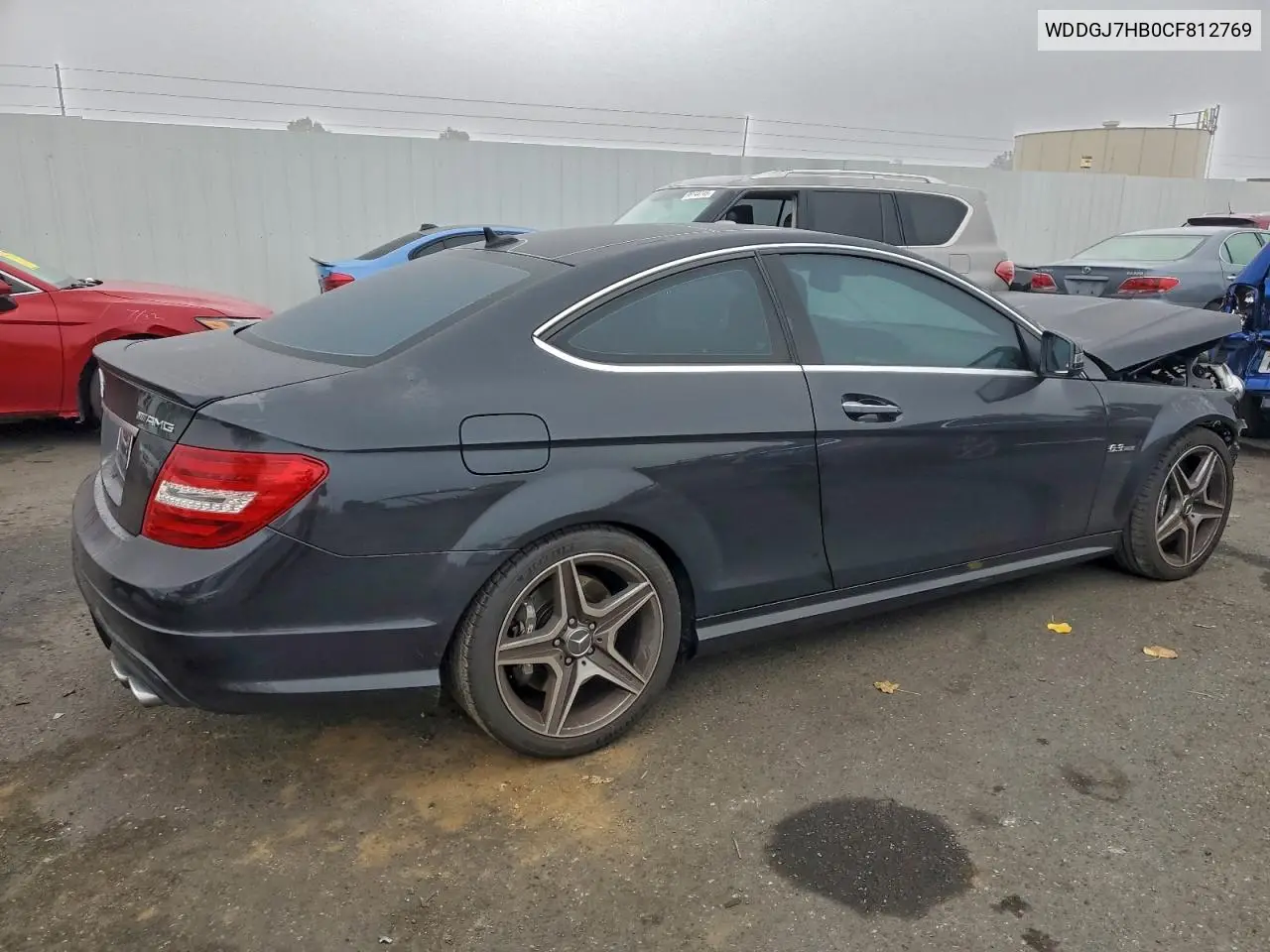 WDDGJ7HB0CF812769 2012 Mercedes-Benz C 63 Amg