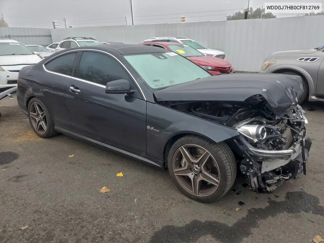 WDDGJ7HB0CF812769 2012 Mercedes-Benz C 63 Amg