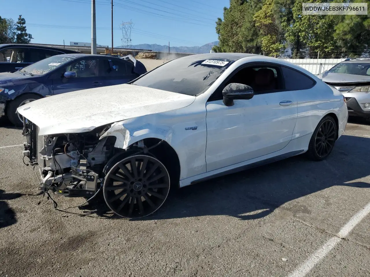 WDDWJ6EB3KF796611 2019 Mercedes-Benz C 43 Amg