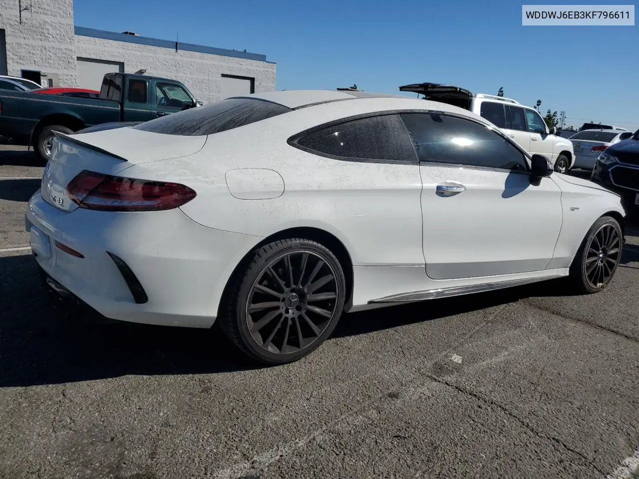 WDDWJ6EB3KF796611 2019 Mercedes-Benz C 43 Amg