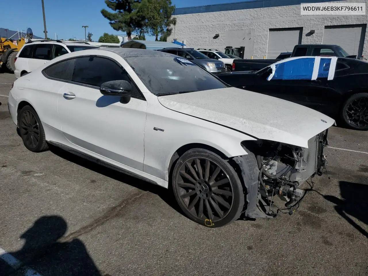 WDDWJ6EB3KF796611 2019 Mercedes-Benz C 43 Amg