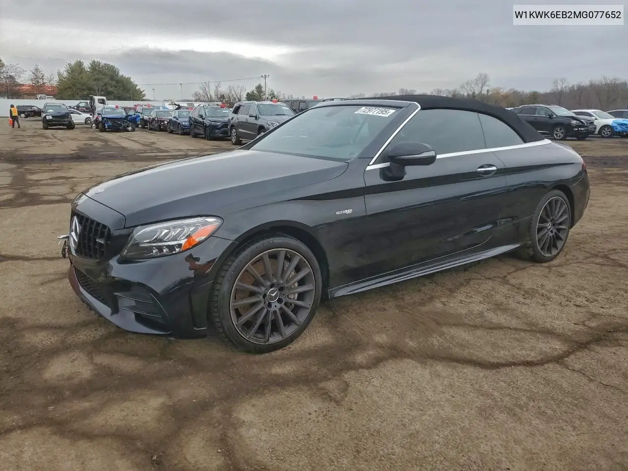 2021 Mercedes-Benz C 43 Amg VIN: W1KWK6EB2MG077652 Lot: 72977195