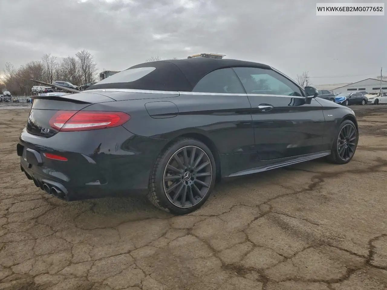 2021 Mercedes-Benz C 43 Amg VIN: W1KWK6EB2MG077652 Lot: 72977195