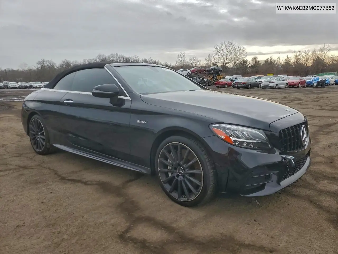 2021 Mercedes-Benz C 43 Amg VIN: W1KWK6EB2MG077652 Lot: 72977195