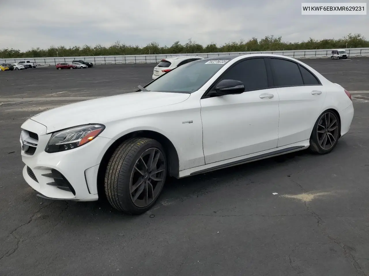 W1KWF6EBXMR629231 2021 Mercedes-Benz C 43 Amg