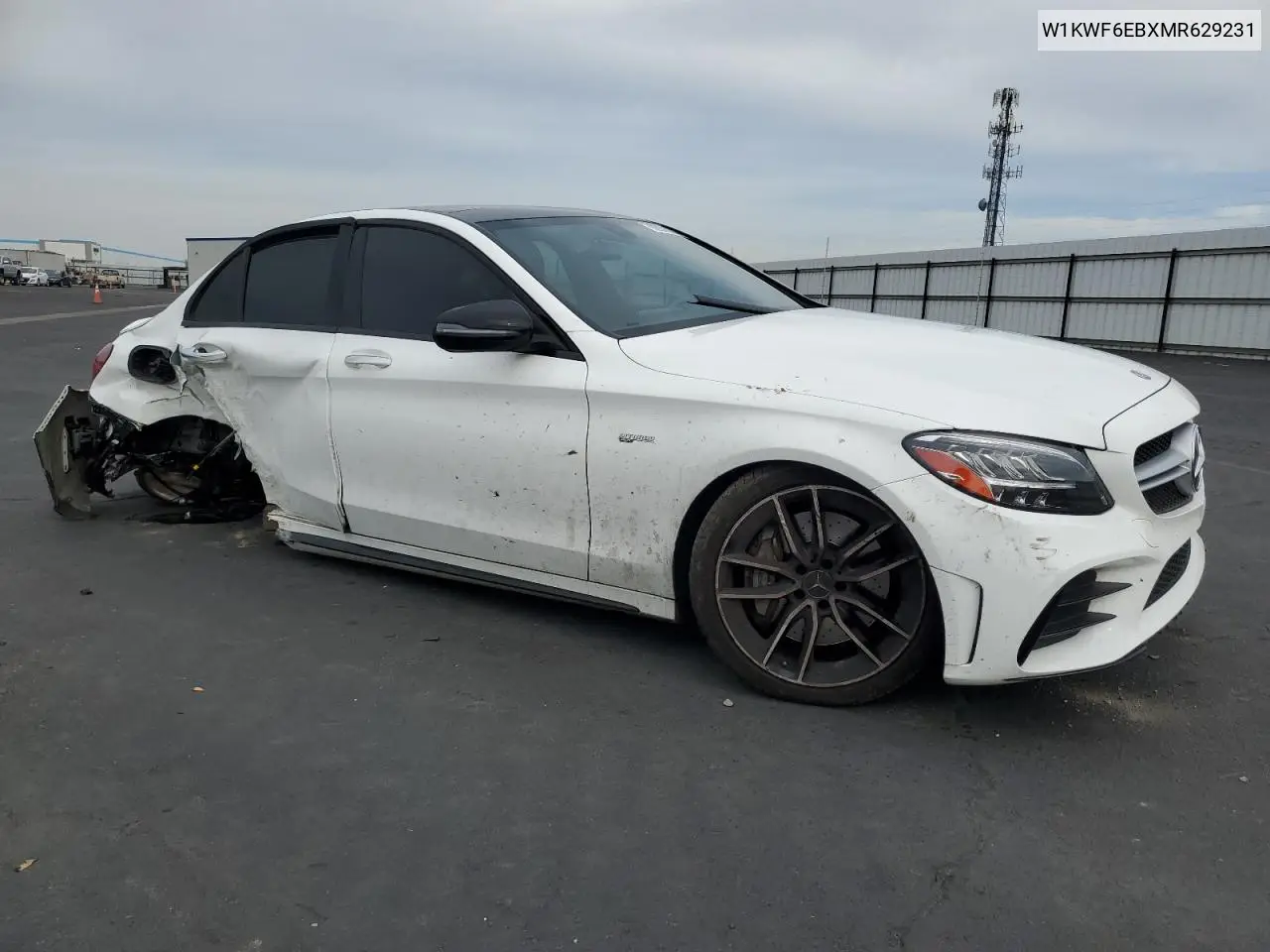 W1KWF6EBXMR629231 2021 Mercedes-Benz C 43 Amg