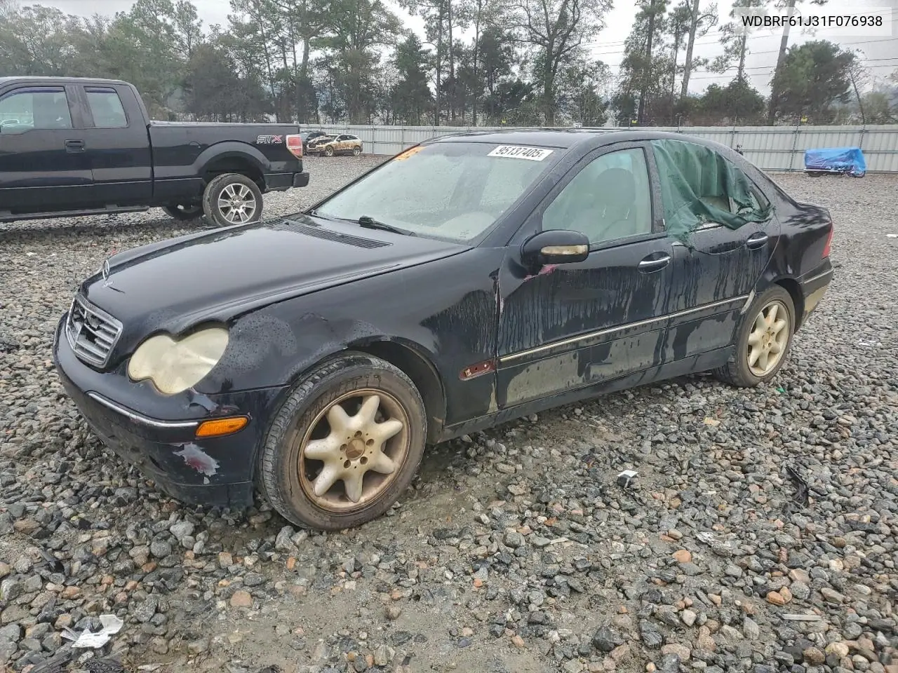 WDBRF61J31F076938 2001 Mercedes-Benz C 240