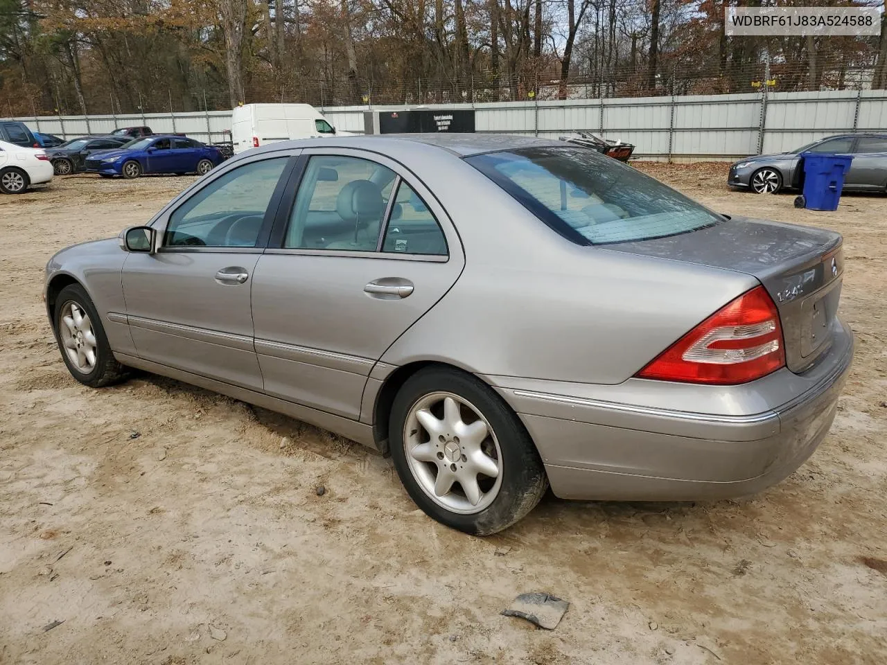 2003 Mercedes-Benz C 240 VIN: WDBRF61J83A524588 Lot: 83942264