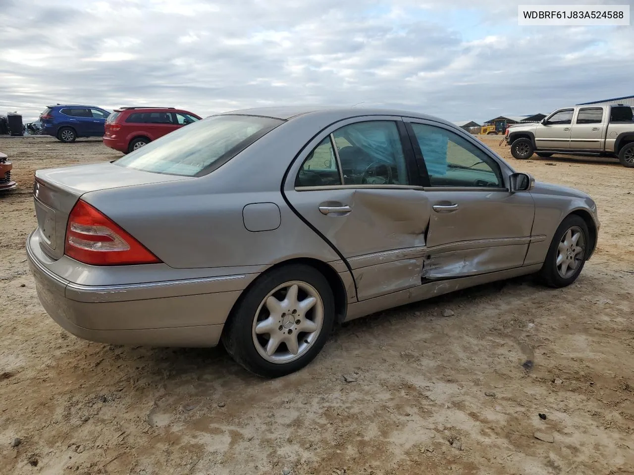 2003 Mercedes-Benz C 240 VIN: WDBRF61J83A524588 Lot: 83942264