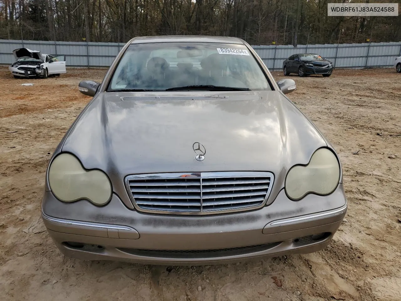 2003 Mercedes-Benz C 240 VIN: WDBRF61J83A524588 Lot: 83942264