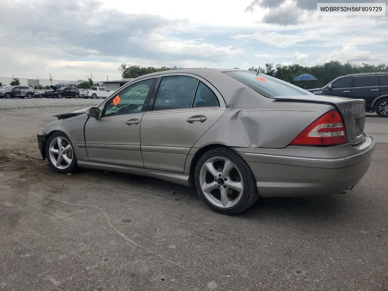 WDBRF52H56F809729 2006 Mercedes-Benz C 230