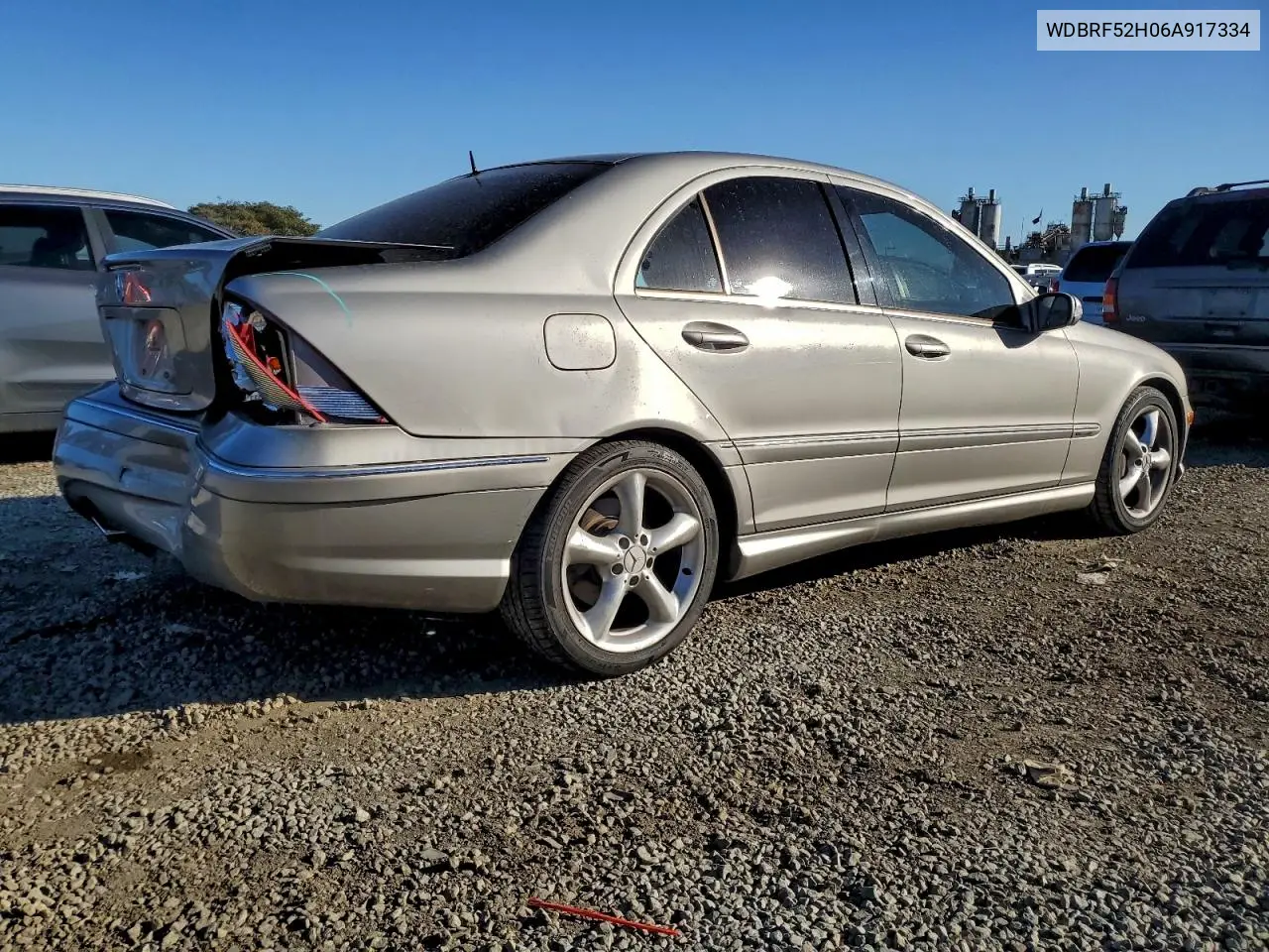 WDBRF52H06A917334 2006 Mercedes-Benz C 230