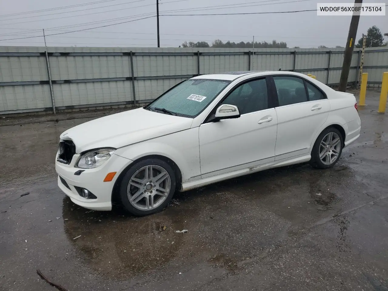 WDDGF56X08F175104 2008 Mercedes-Benz C 350