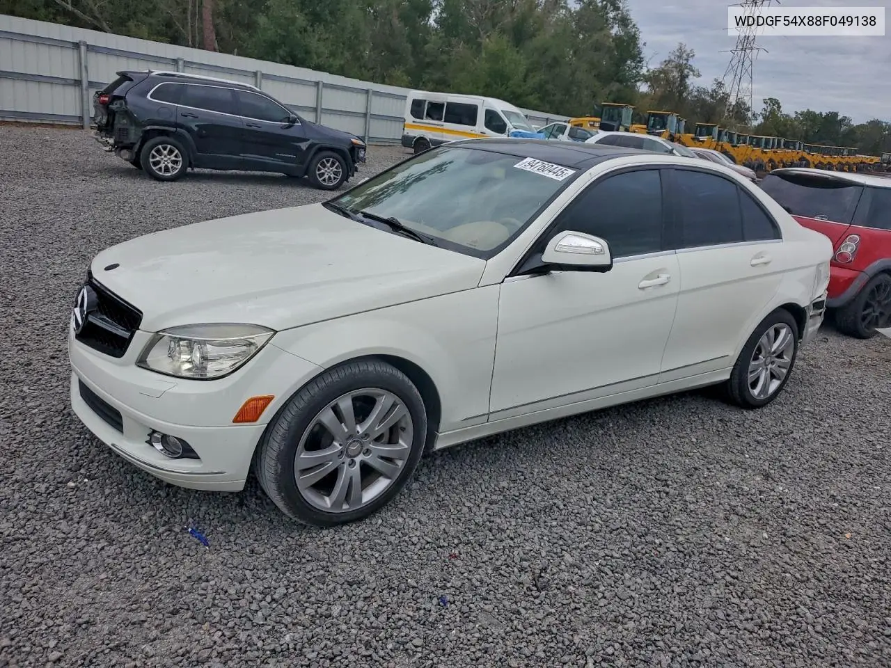 WDDGF54X88F049138 2008 Mercedes-Benz C 300