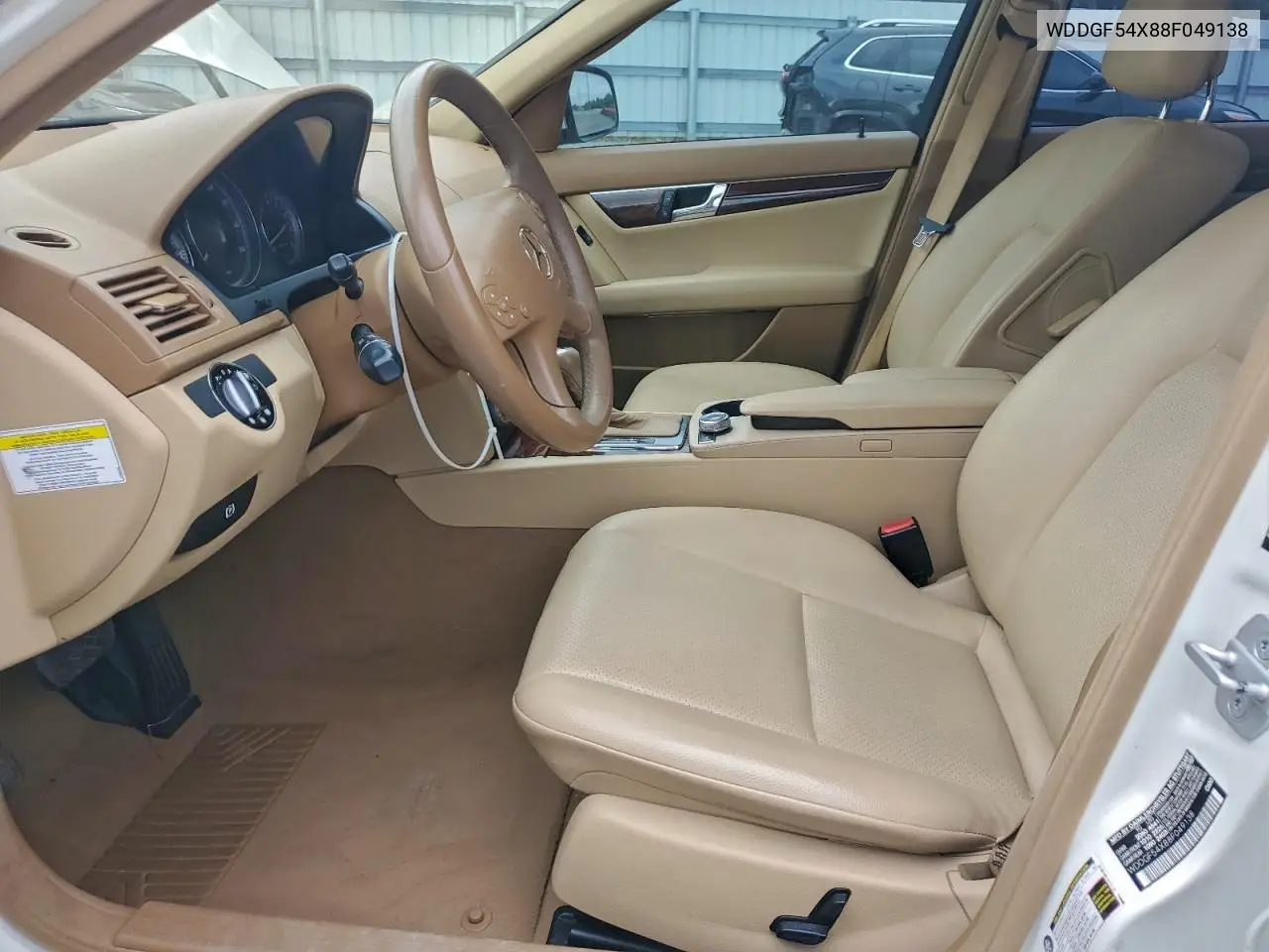 WDDGF54X88F049138 2008 Mercedes-Benz C 300