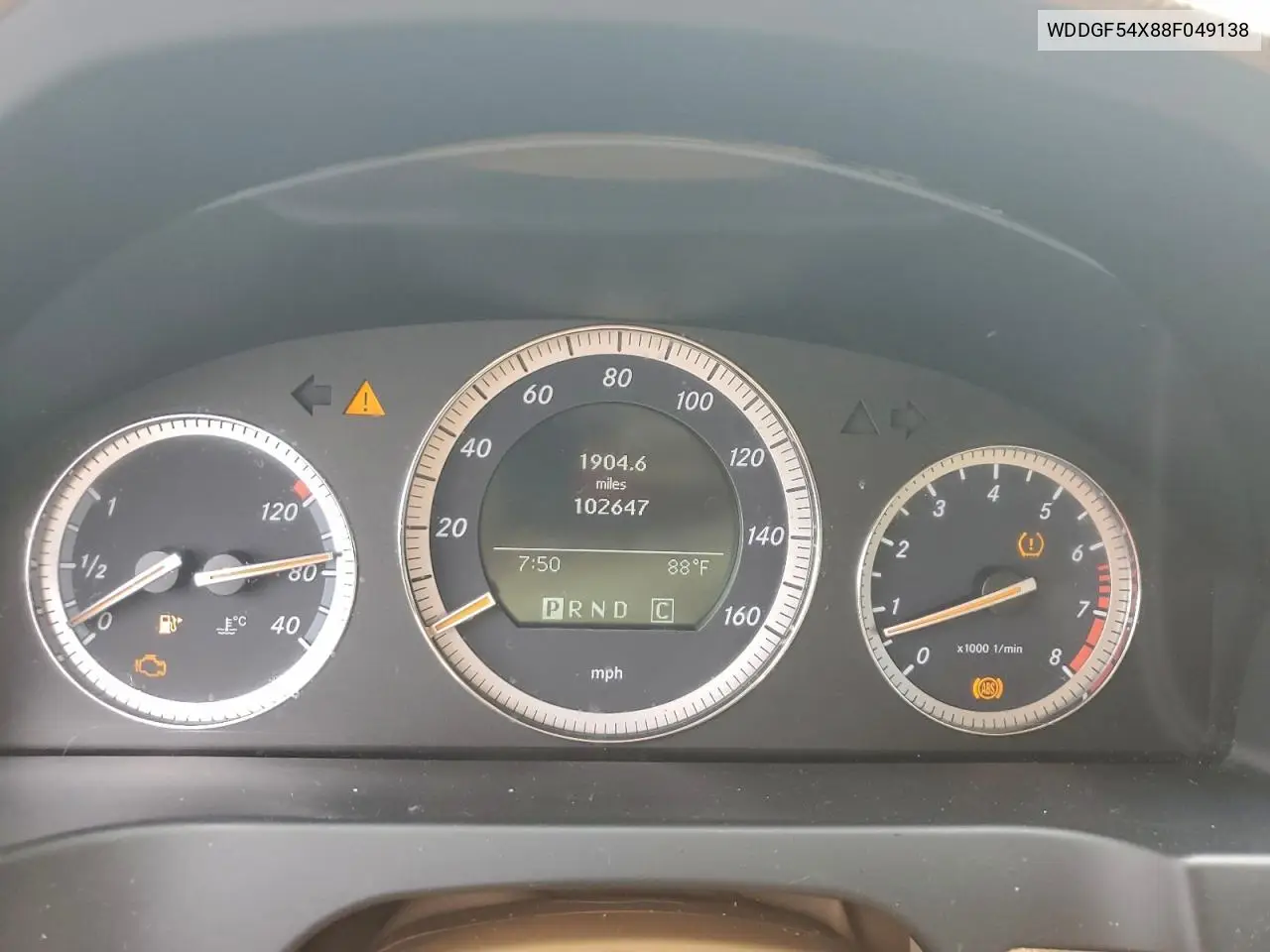 WDDGF54X88F049138 2008 Mercedes-Benz C 300