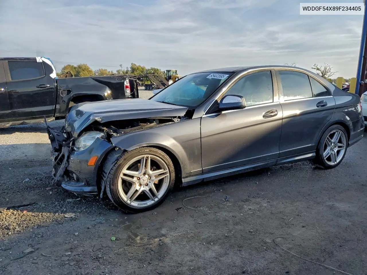 WDDGF54X89F234405 2009 Mercedes-Benz C 300