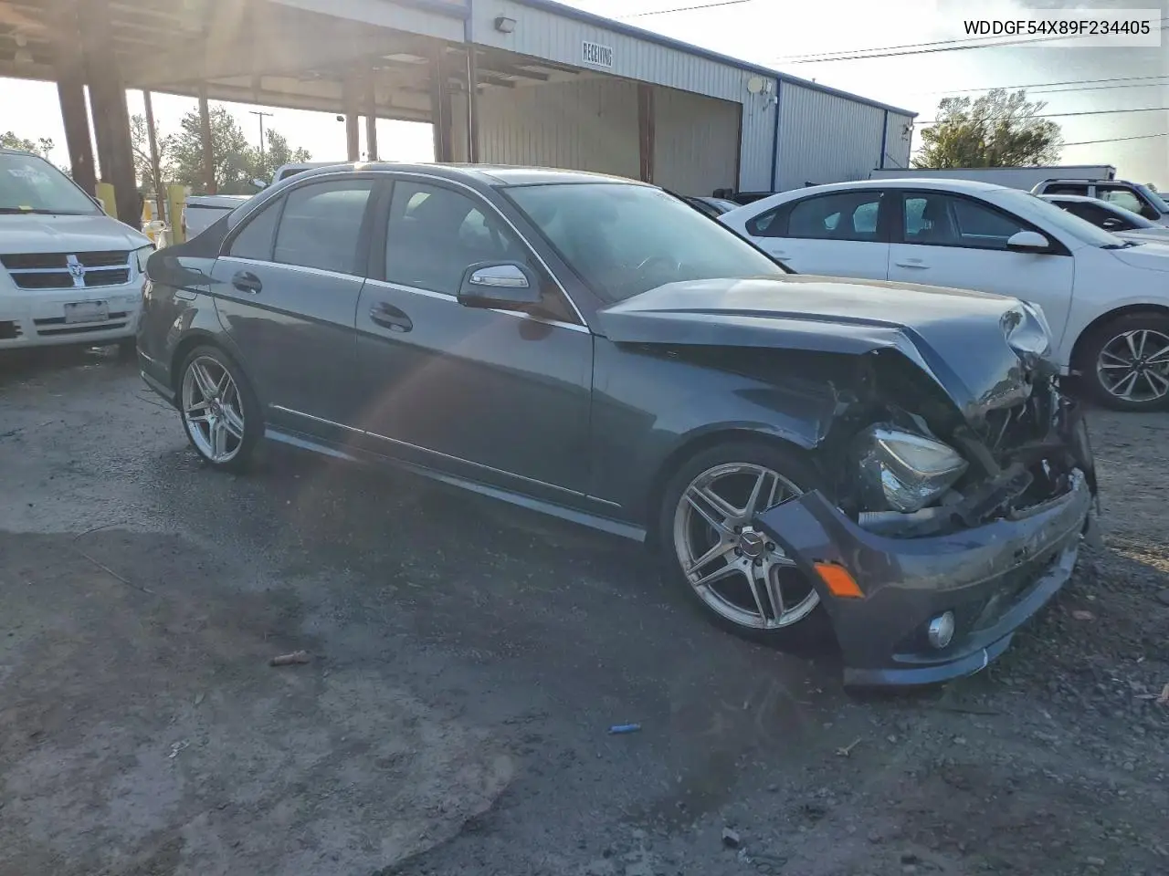 WDDGF54X89F234405 2009 Mercedes-Benz C 300