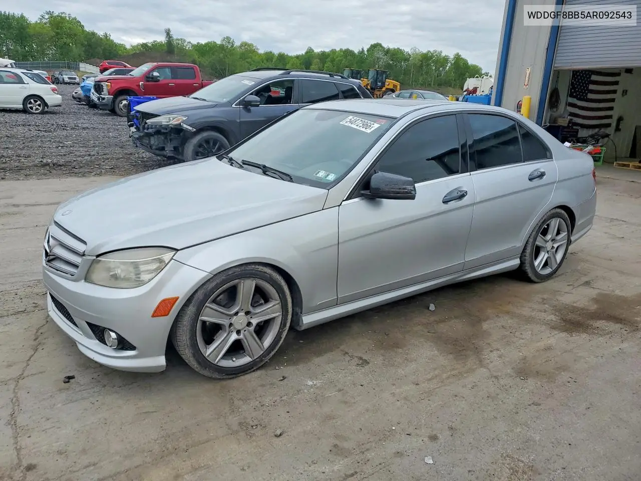 WDDGF8BB5AR092543 2010 Mercedes-Benz C 300 4Matic