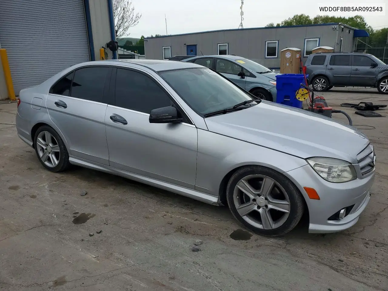 WDDGF8BB5AR092543 2010 Mercedes-Benz C 300 4Matic