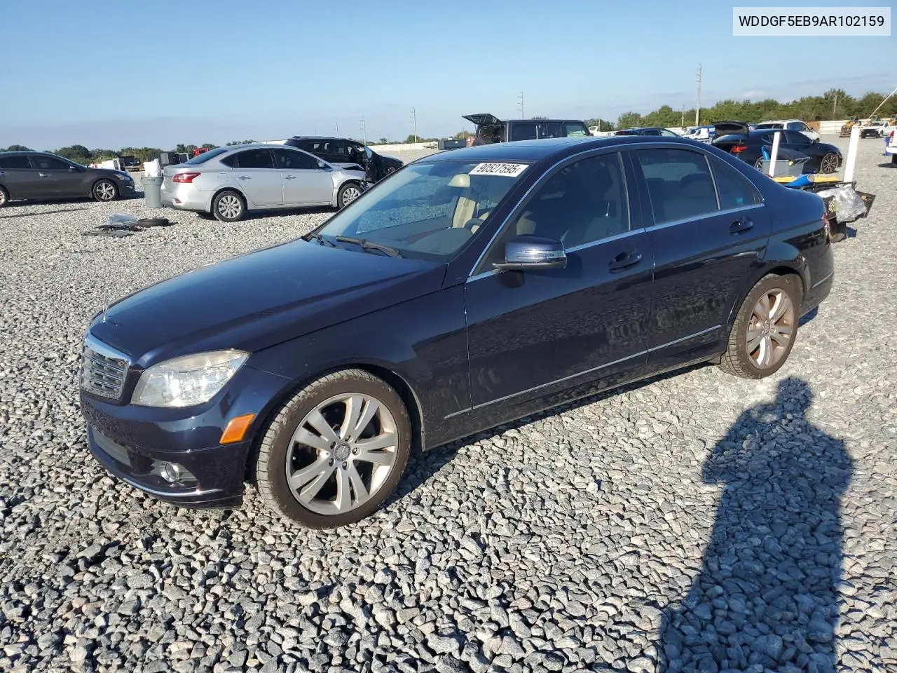 WDDGF5EB9AR102159 2010 Mercedes-Benz C 300
