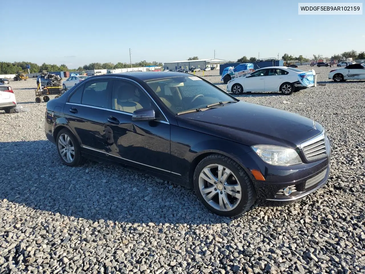 WDDGF5EB9AR102159 2010 Mercedes-Benz C 300