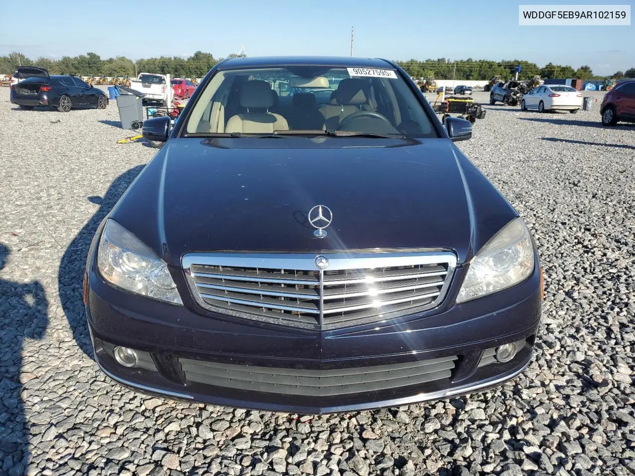 WDDGF5EB9AR102159 2010 Mercedes-Benz C 300