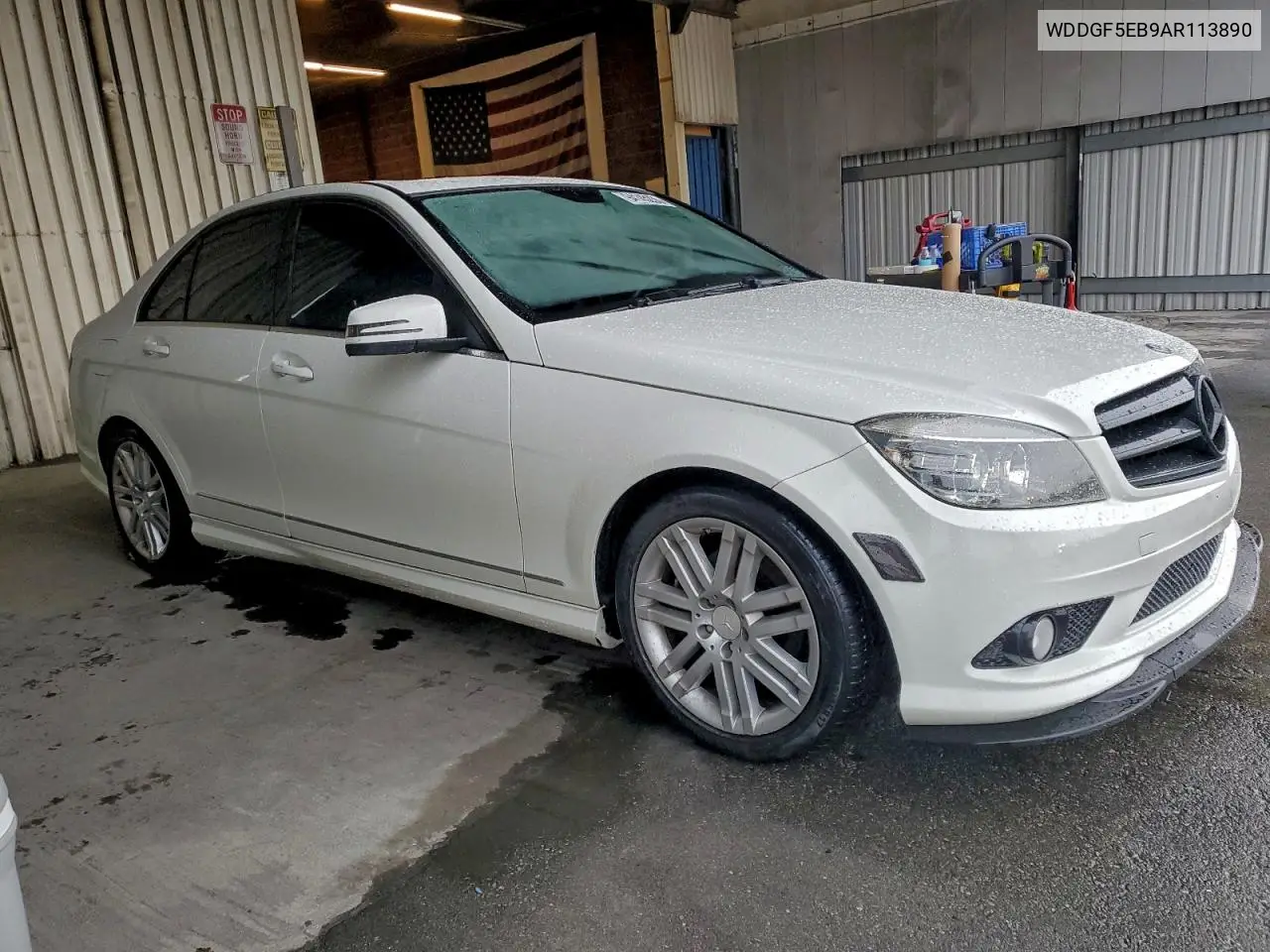 WDDGF5EB9AR113890 2010 Mercedes-Benz C 300