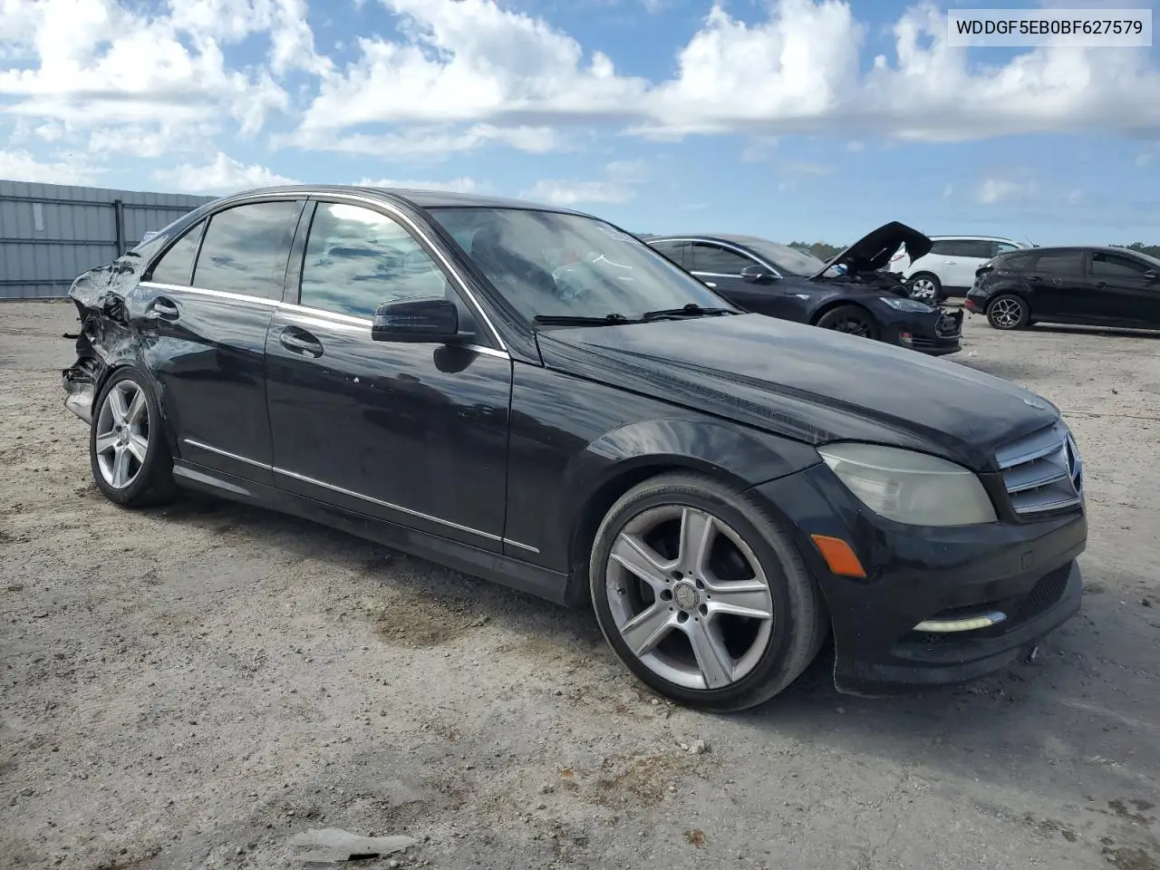 WDDGF5EB0BF627579 2011 Mercedes-Benz C 300