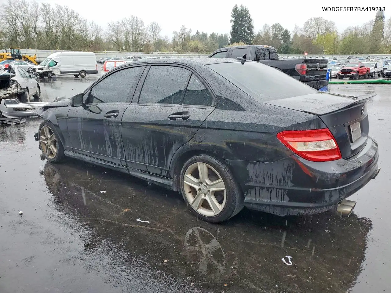 2011 Mercedes-Benz C 300 VIN: WDDGF5EB7BA419213 Lot: 48505086