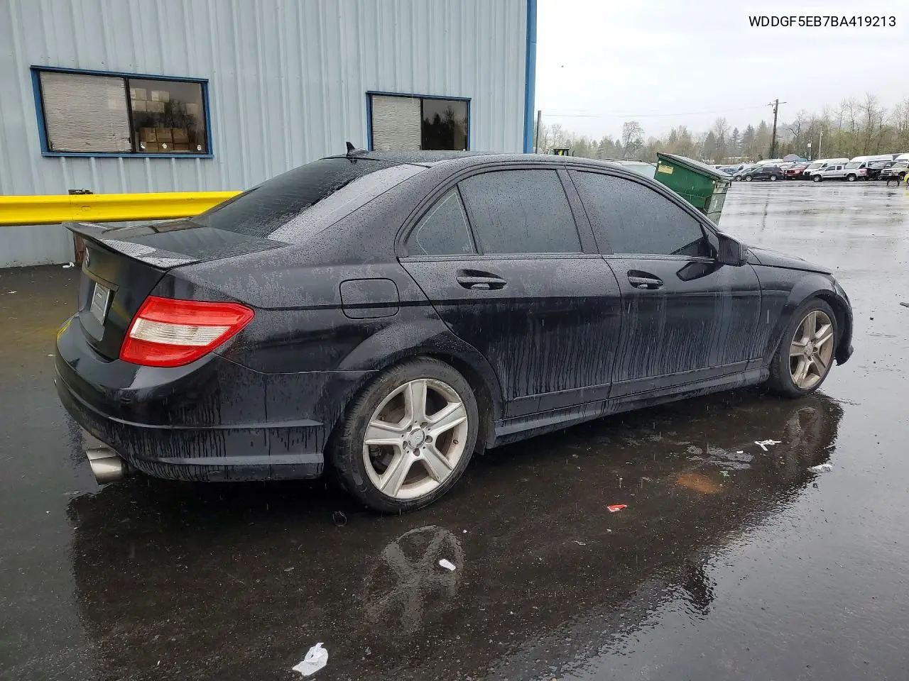 2011 Mercedes-Benz C 300 VIN: WDDGF5EB7BA419213 Lot: 48505086
