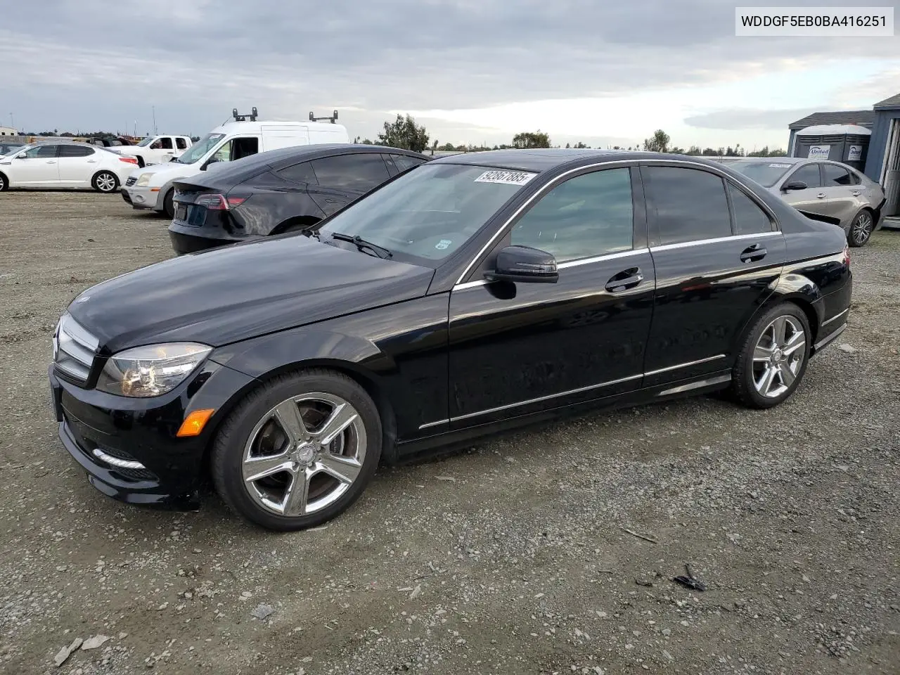 WDDGF5EB0BA416251 2011 Mercedes-Benz C 300