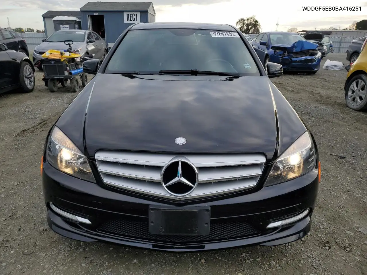 WDDGF5EB0BA416251 2011 Mercedes-Benz C 300