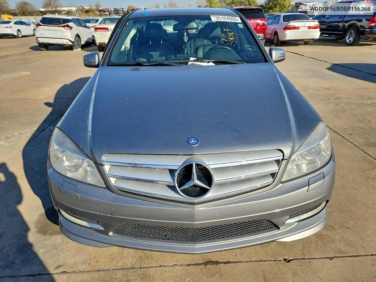 WDDGF5EB0BR156368 2011 Mercedes-Benz C 300