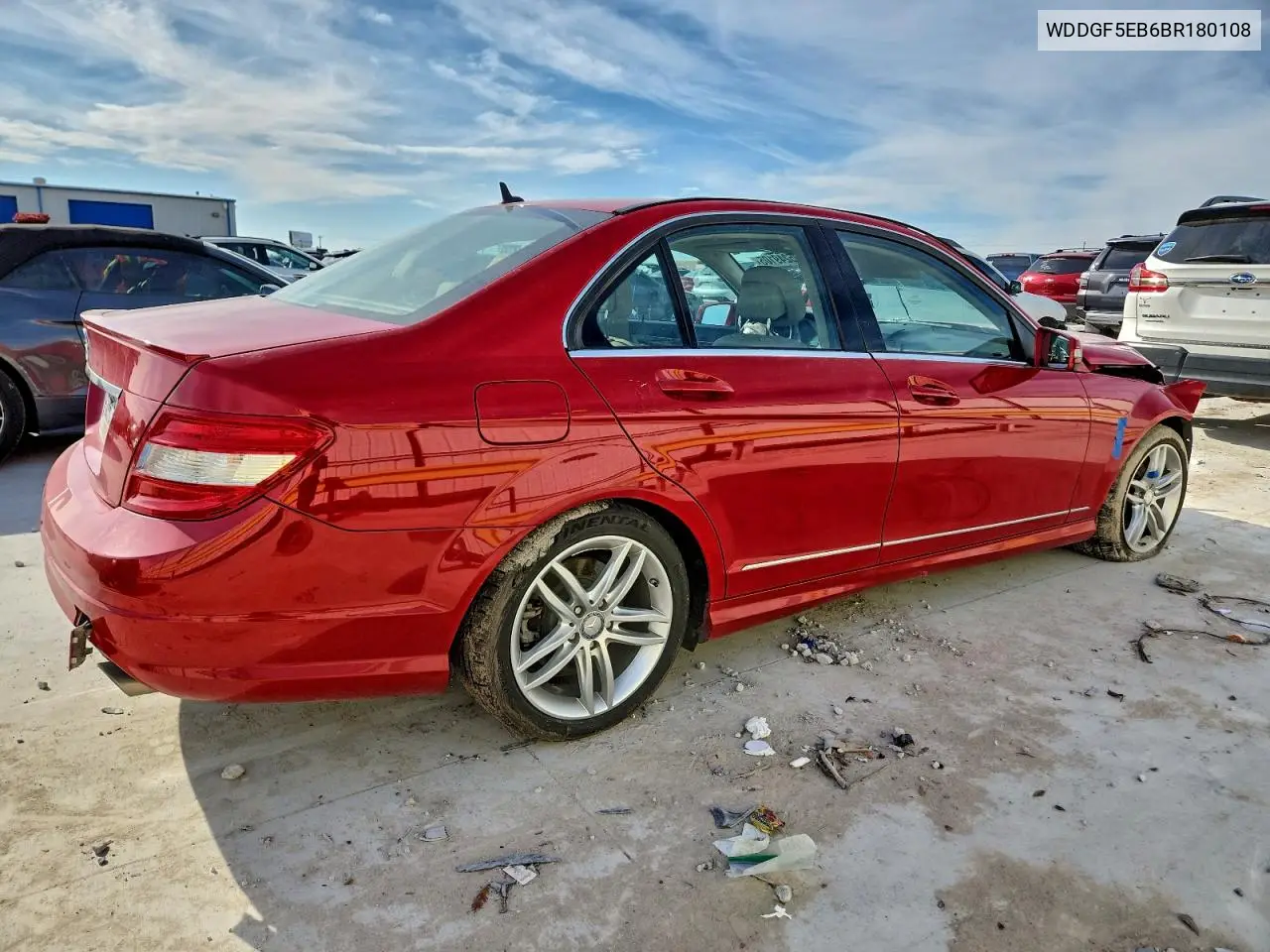 WDDGF5EB6BR180108 2011 Mercedes-Benz C 300