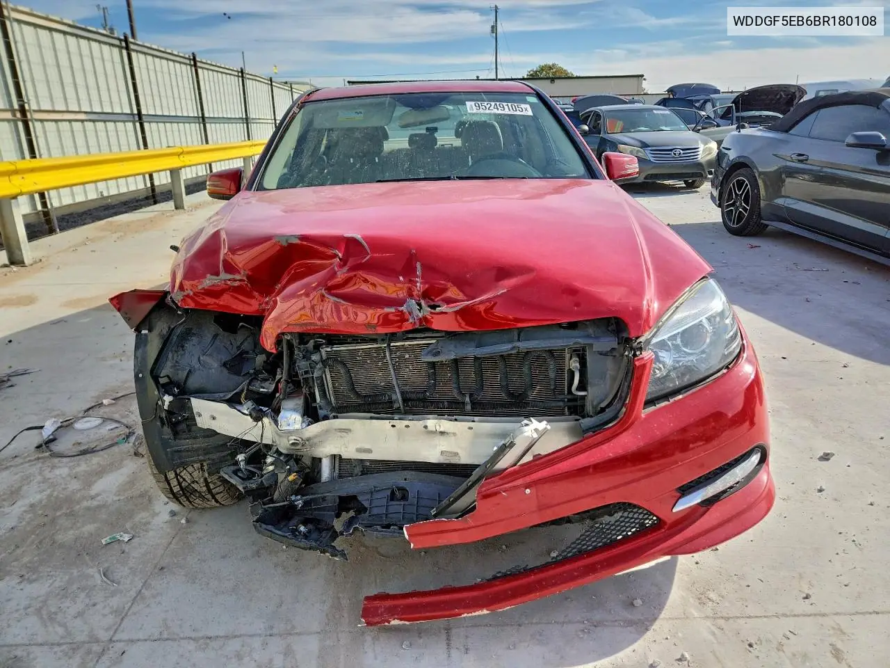 WDDGF5EB6BR180108 2011 Mercedes-Benz C 300