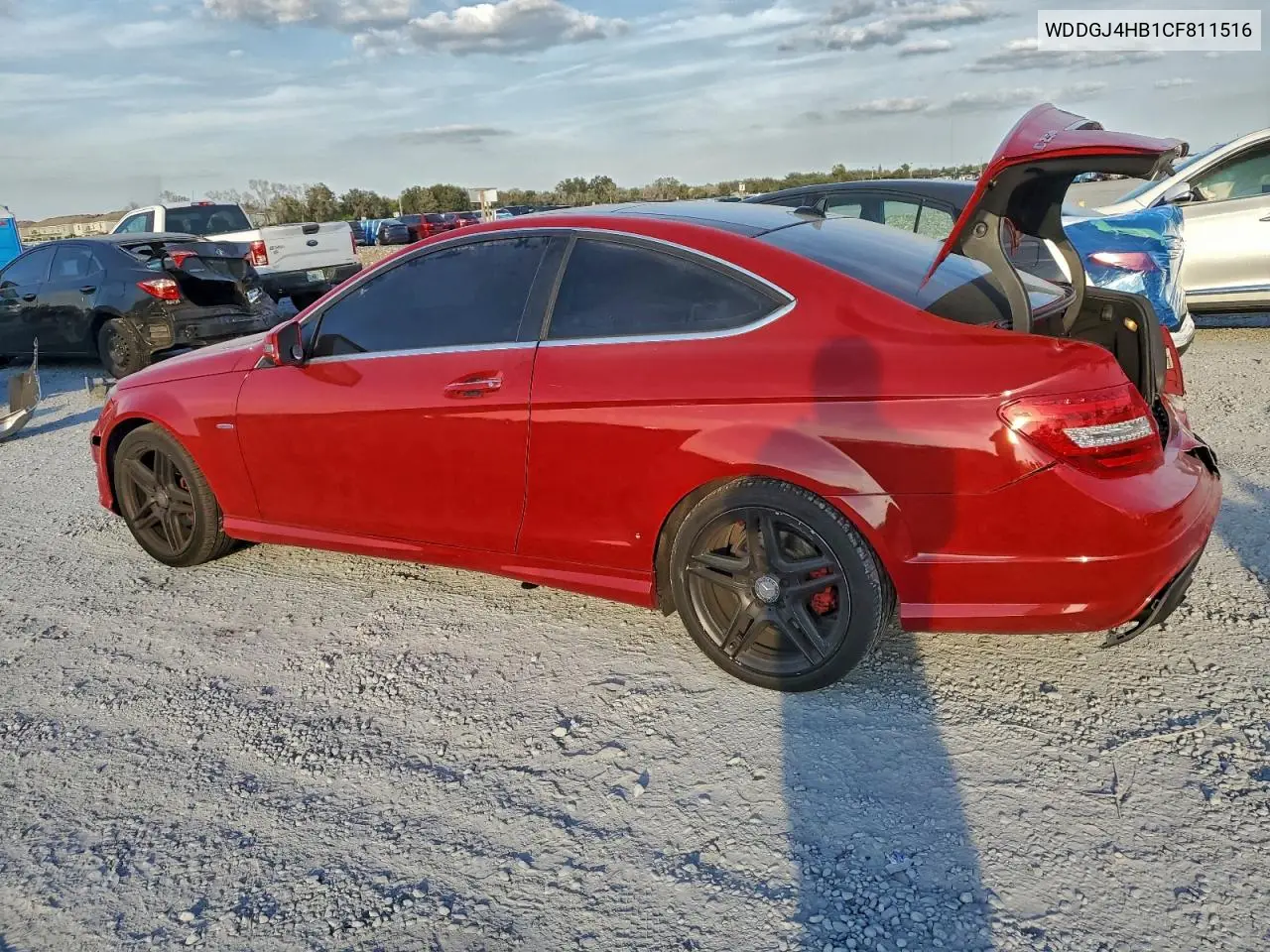 WDDGJ4HB1CF811516 2012 Mercedes-Benz C 250