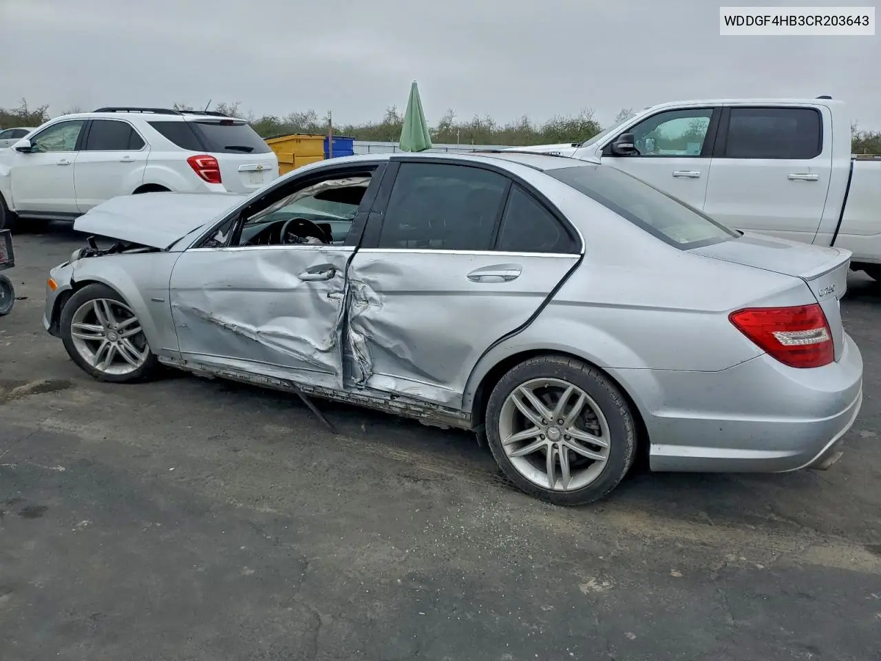 WDDGF4HB3CR203643 2012 Mercedes-Benz C 250